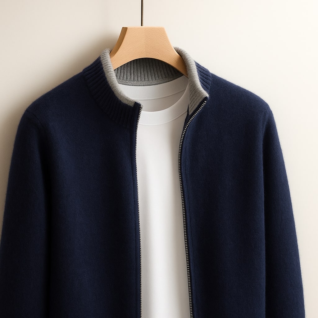 Eliano Zip Cardigan