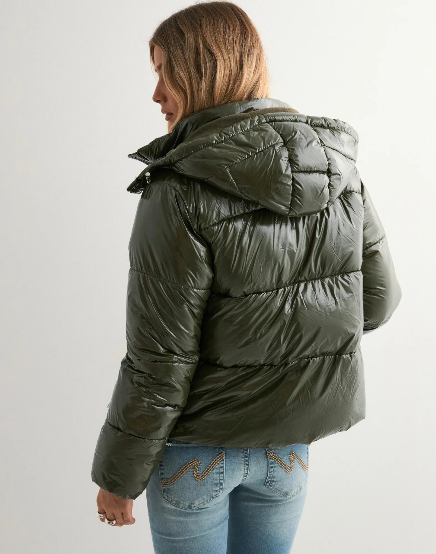 Lustrous Puffer Luxe Jacket