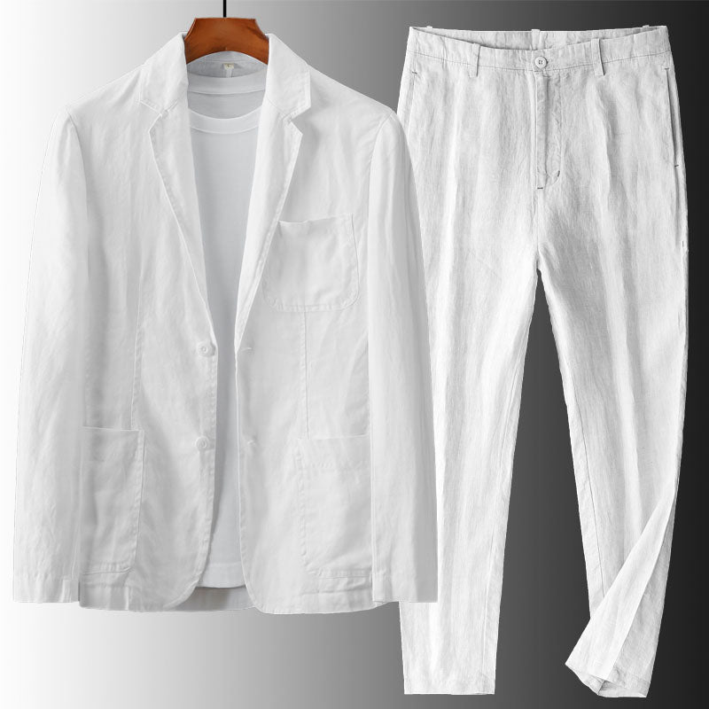 Marino Linen Suit Set