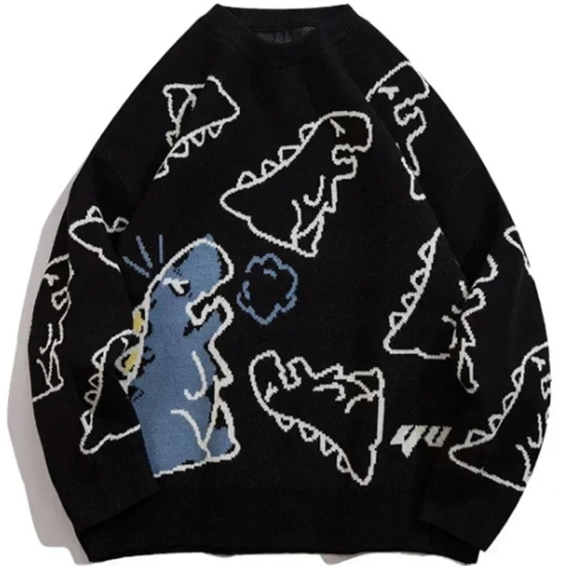 Dino Sketch Knit Sweater