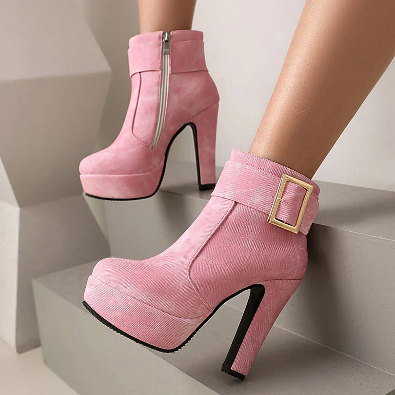 DANA AVERY DENIM BOOTS