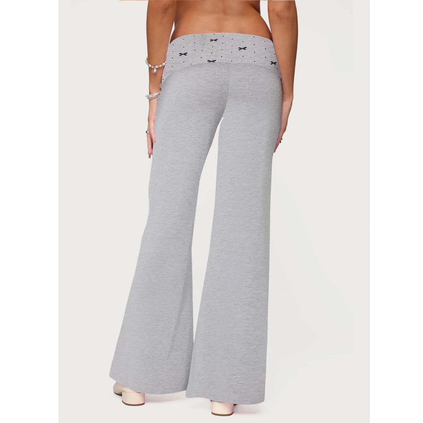 Rosewave Foldover Flare Pants