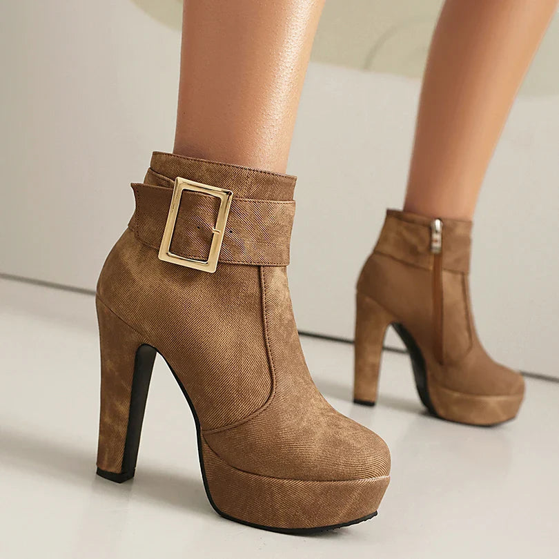 DANA AVERY DENIM BOOTS