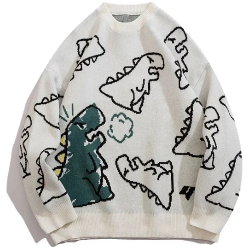 Dino Sketch Knit Sweater