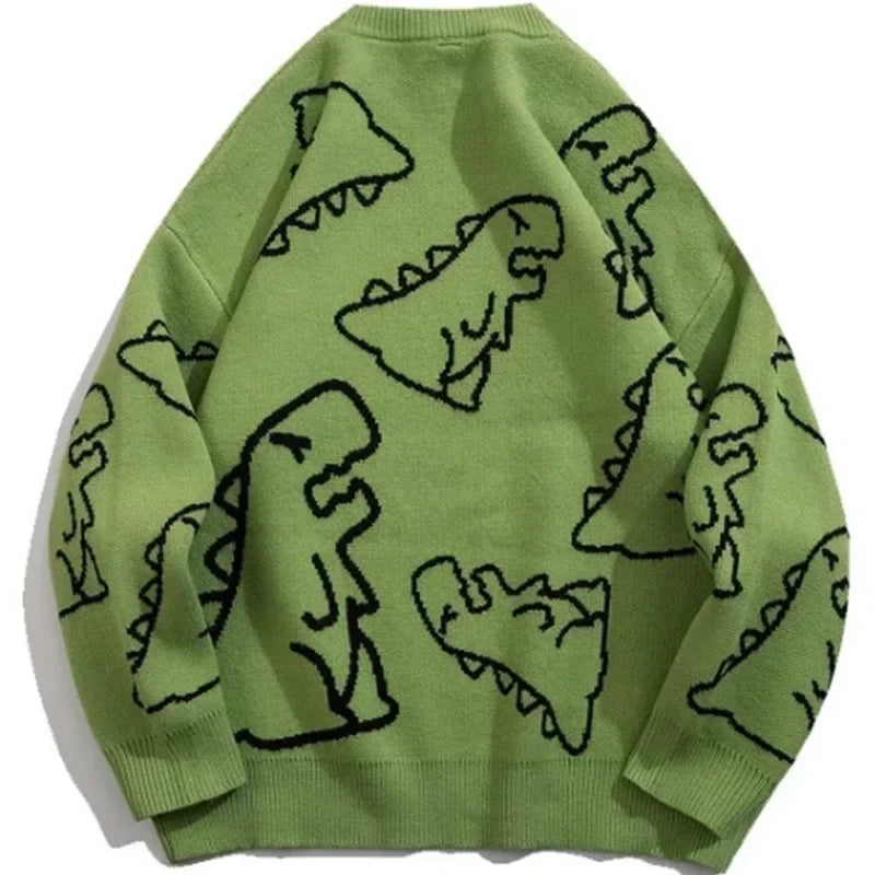 Dino Sketch Knit Sweater