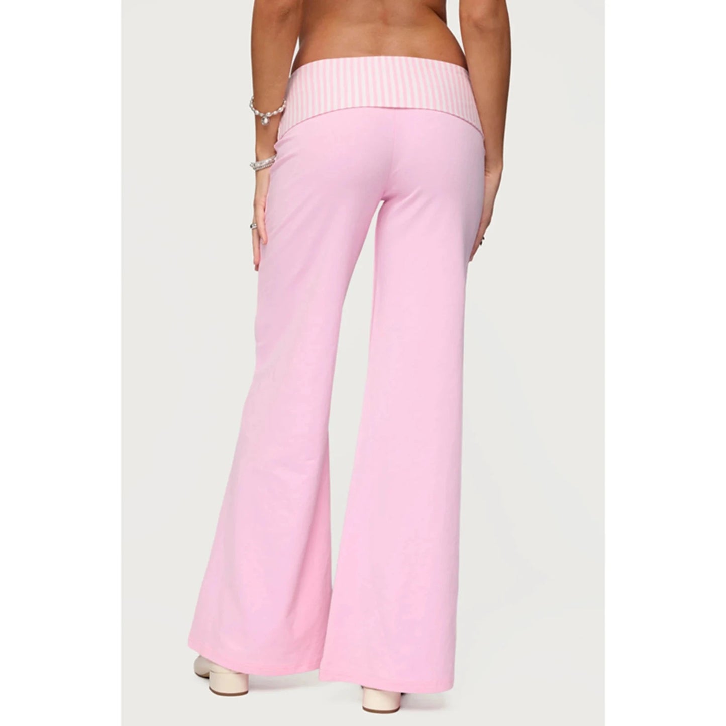 Rosewave Foldover Flare Pants