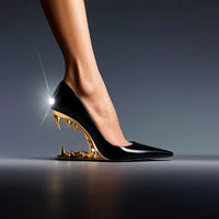 Black With Gold Fang