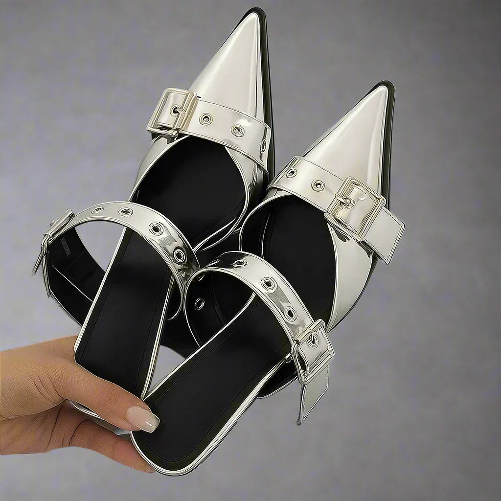 RAVYN RAE BUCKLE HEELS