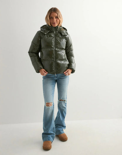 Lustrous Puffer Luxe Jacket
