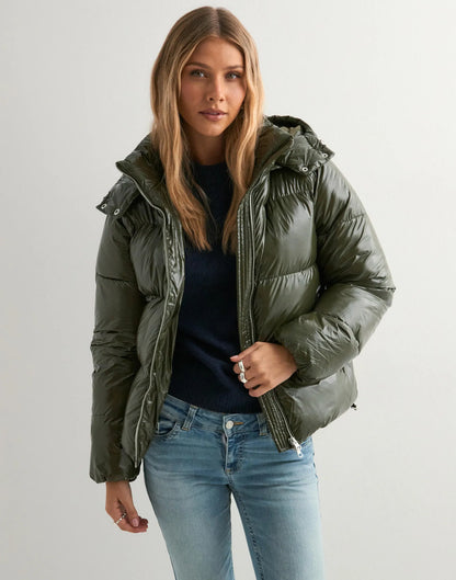 Lustrous Puffer Luxe Jacket
