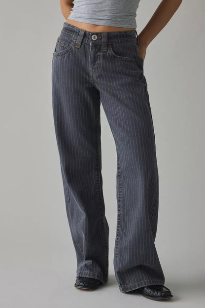 Verona Tailored Pinstripe Jeans