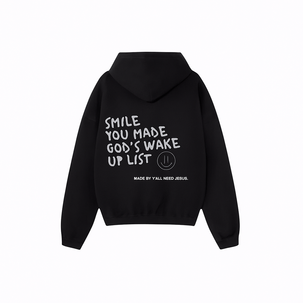 Graphic Print Comfort Hoodie