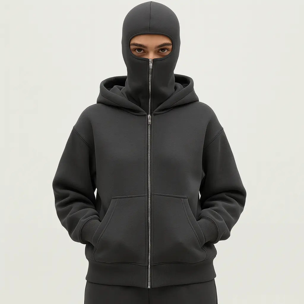 Shadow Street Mask Hoodie