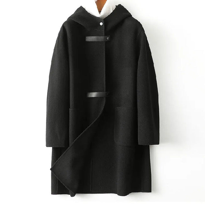 Valen Hooded Wool Coat
