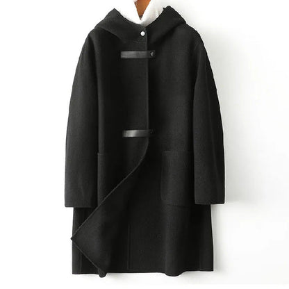 Valen Hooded Wool Coat