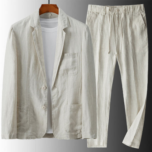 Marino Linen Suit Set