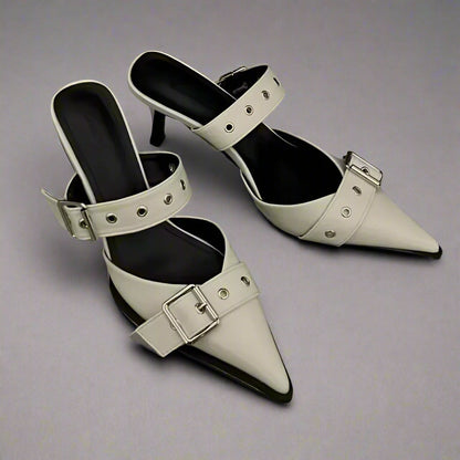 RAVYN RAE BUCKLE HEELS