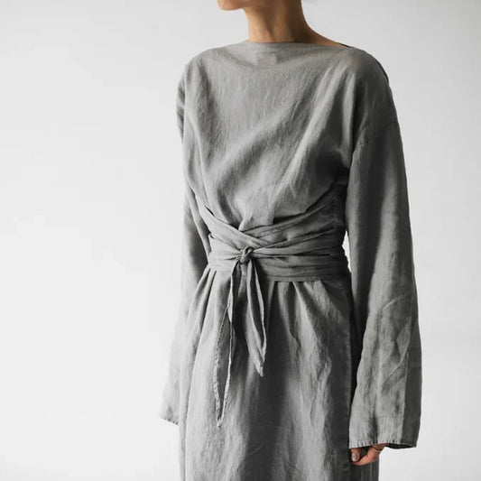 VIVIANA CHIARA LINEN DRESS