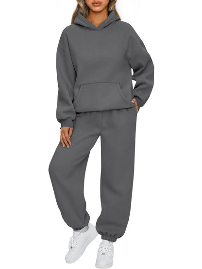 Oversized Vintage Hoodie Set