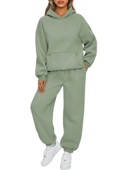 Oversized Vintage Hoodie Set