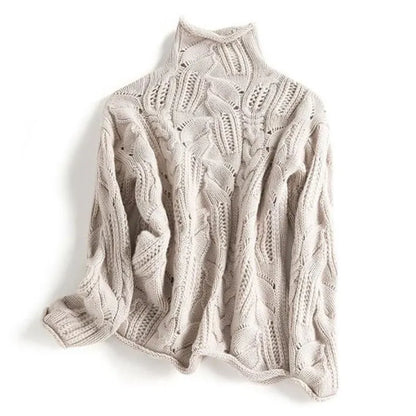 VALENTINA CELESTE VIRGIN WOOL TURTLENECK