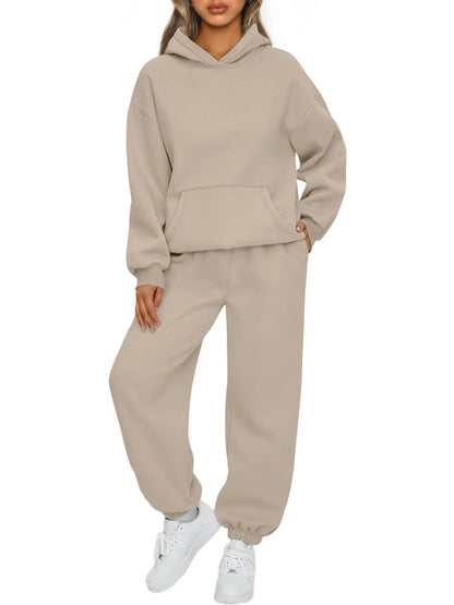Oversized Vintage Hoodie Set
