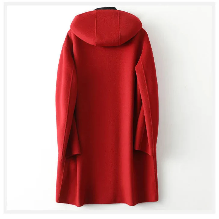 Valen Hooded Wool Coat