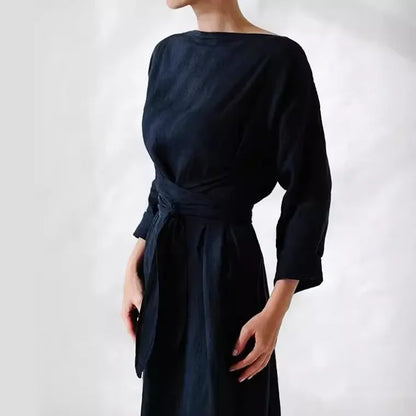 VIVIANA CHIARA LINEN DRESS