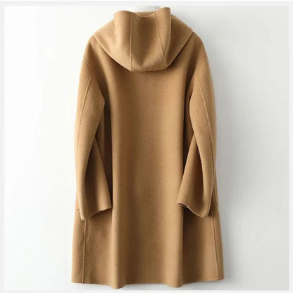 Valen Hooded Wool Coat