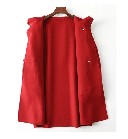 Valen Hooded Wool Coat
