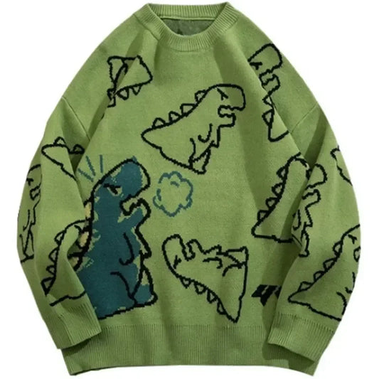 Dino Sketch Knit Sweater