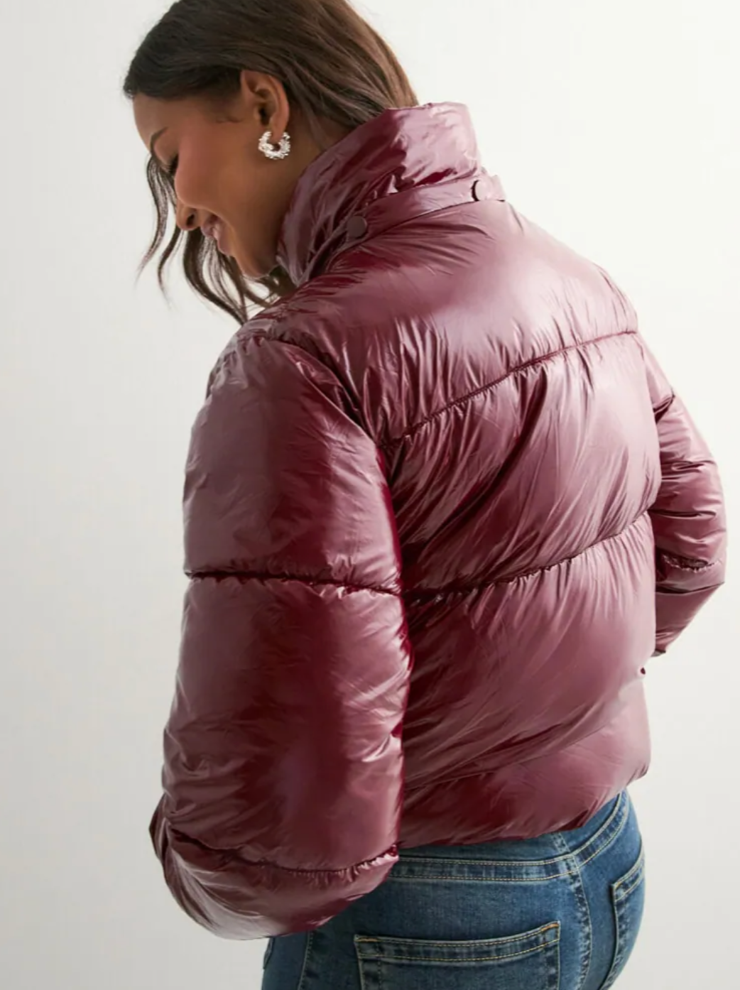 Lustrous Puffer Luxe Jacket