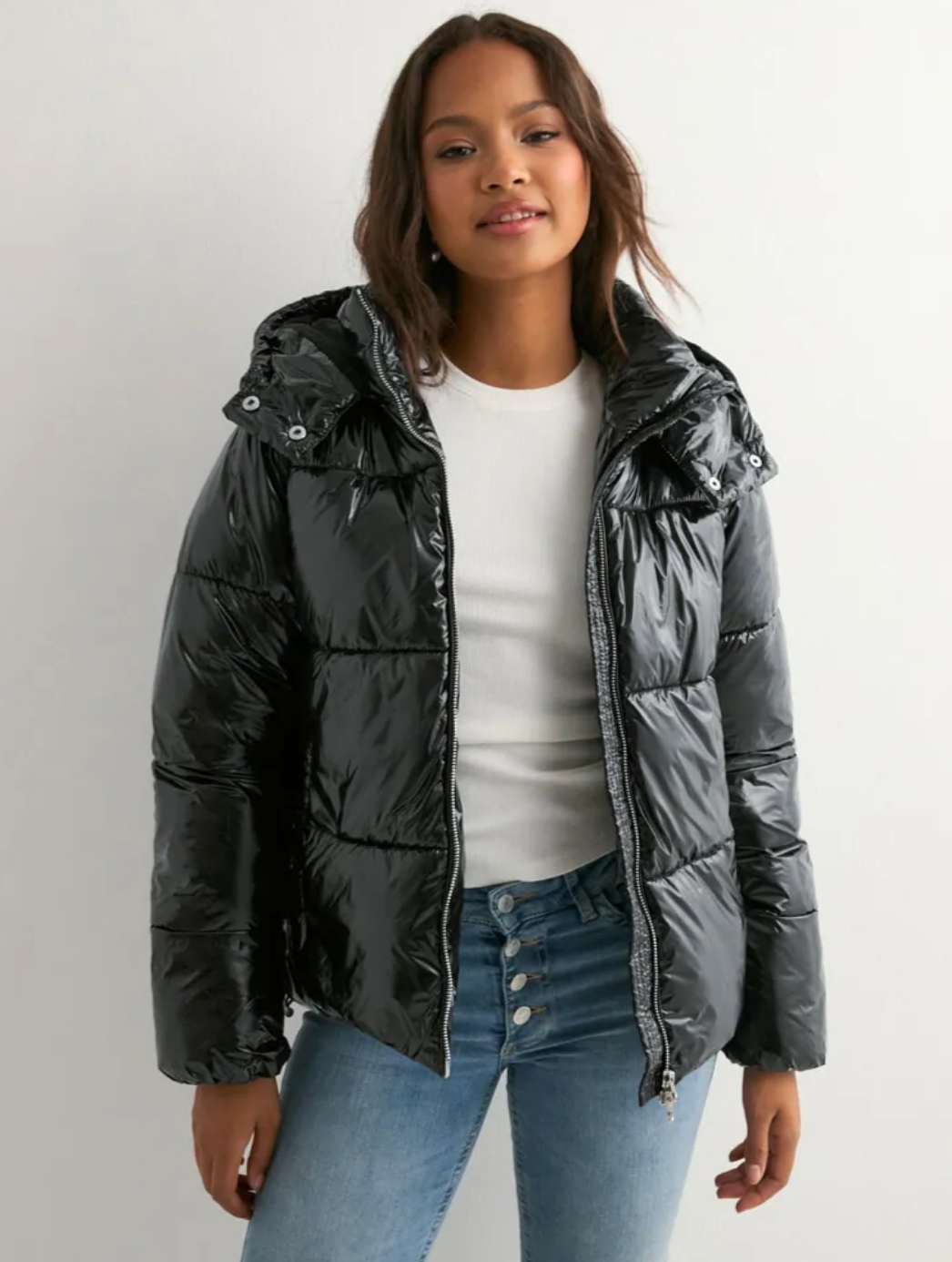 Lustrous Puffer Luxe Jacket