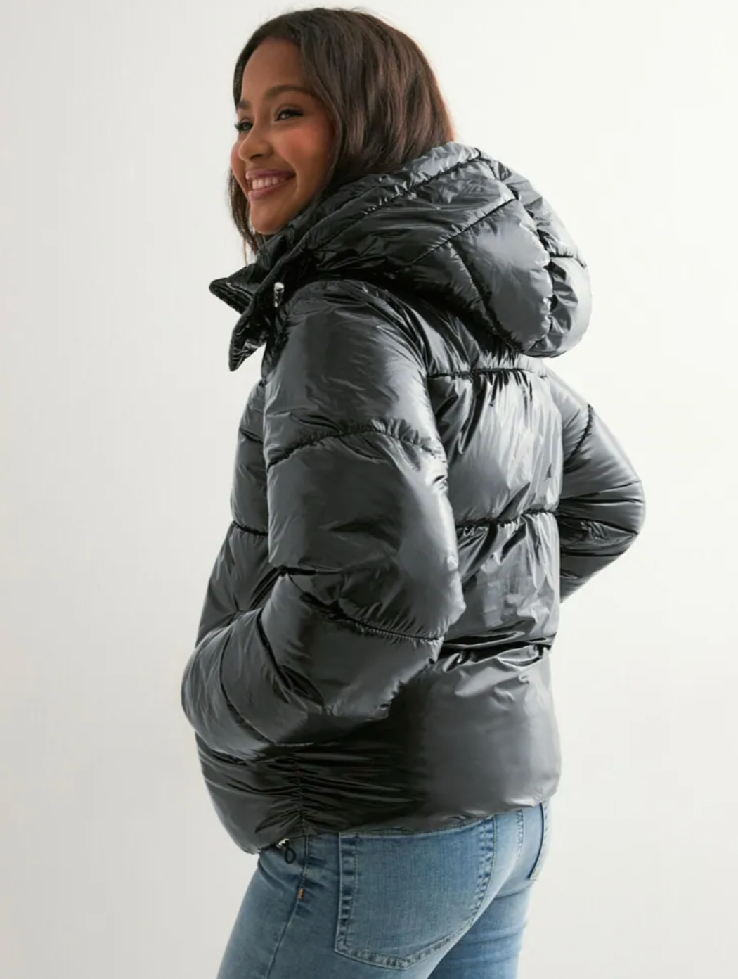 Lustrous Puffer Luxe Jacket