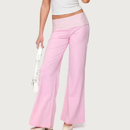 Rosewave Foldover Flare Pants