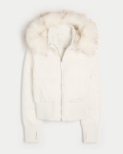 Fur Frontline Puffer Jacket