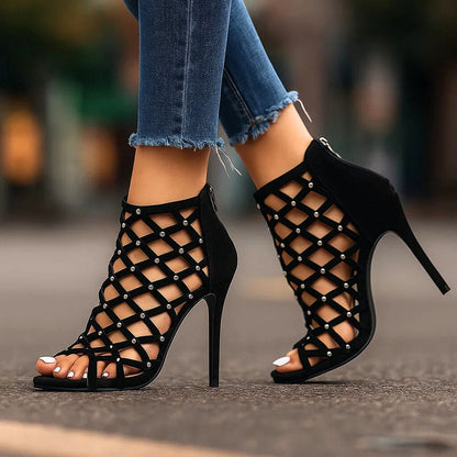 JADA LAMORE STUDDED HEELS