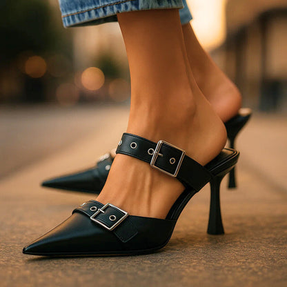 RAVYN RAE BUCKLE HEELS