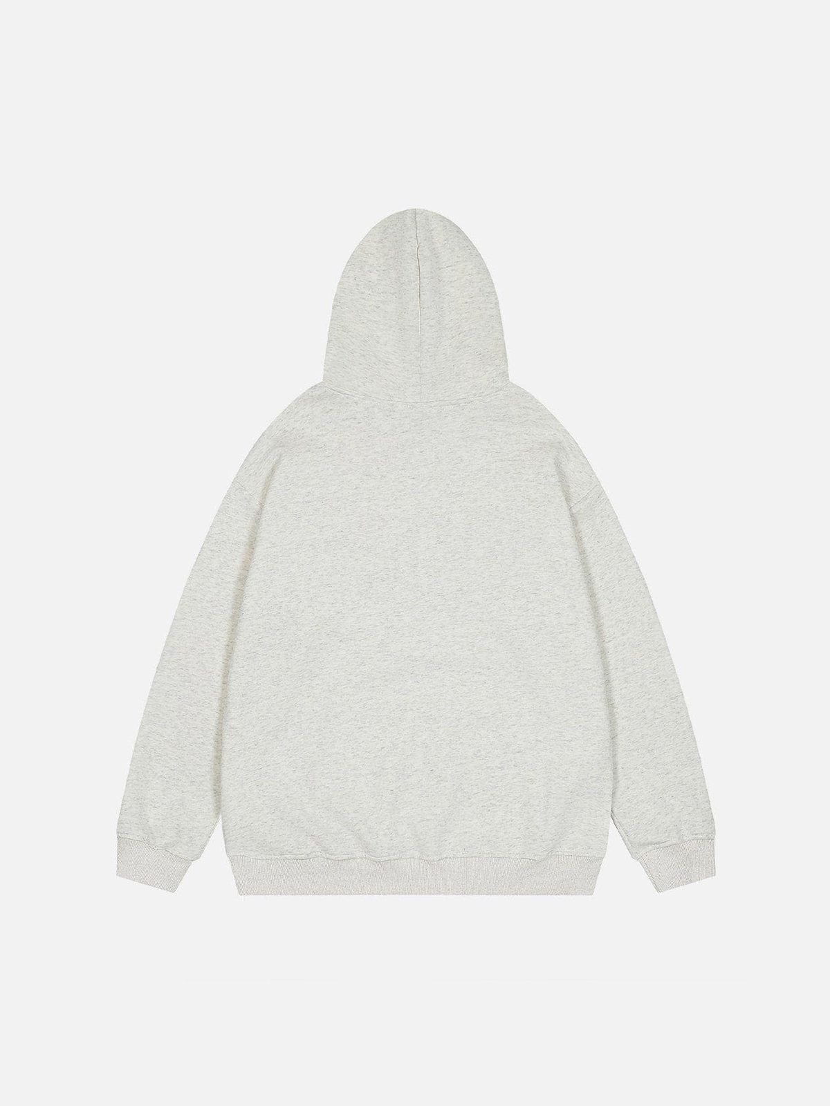 Floral Varsity Applique Hoodie